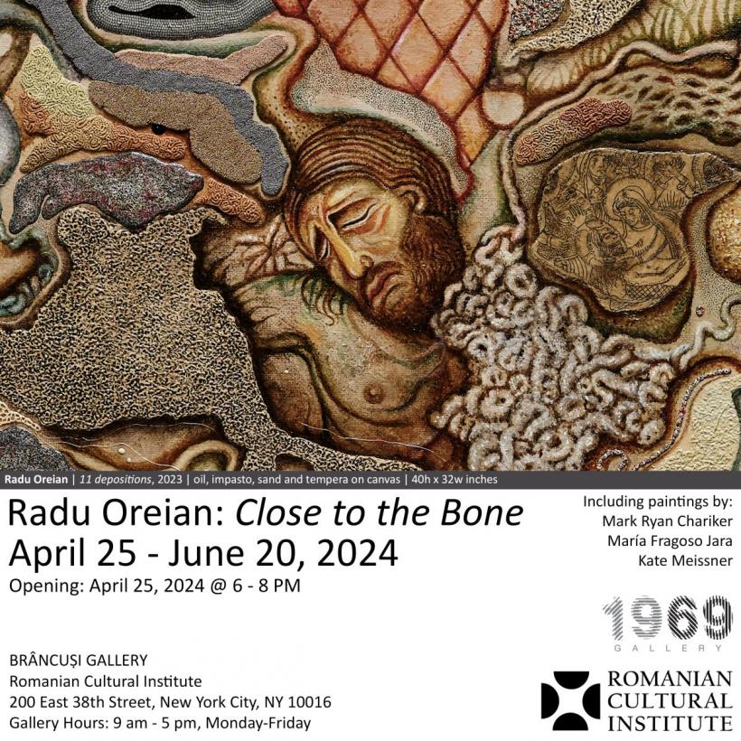 Artistul Radu Oreian radiografiază condiția umană până „Aproape de os”,  într-o expoziţie la ICR New York