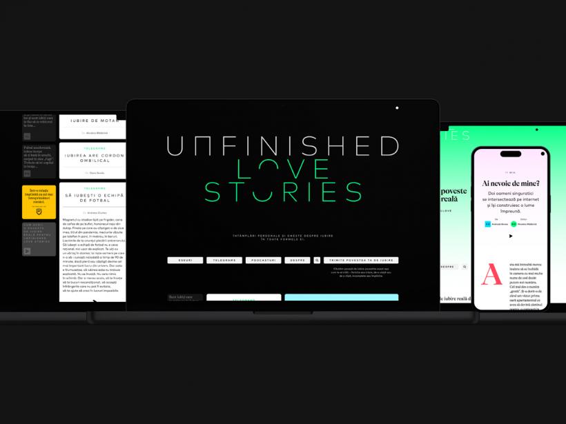 Fundația EIDOS lansează o platformă editorială cu  povești reale de iubire - UNFINISHED LOVE STORIES