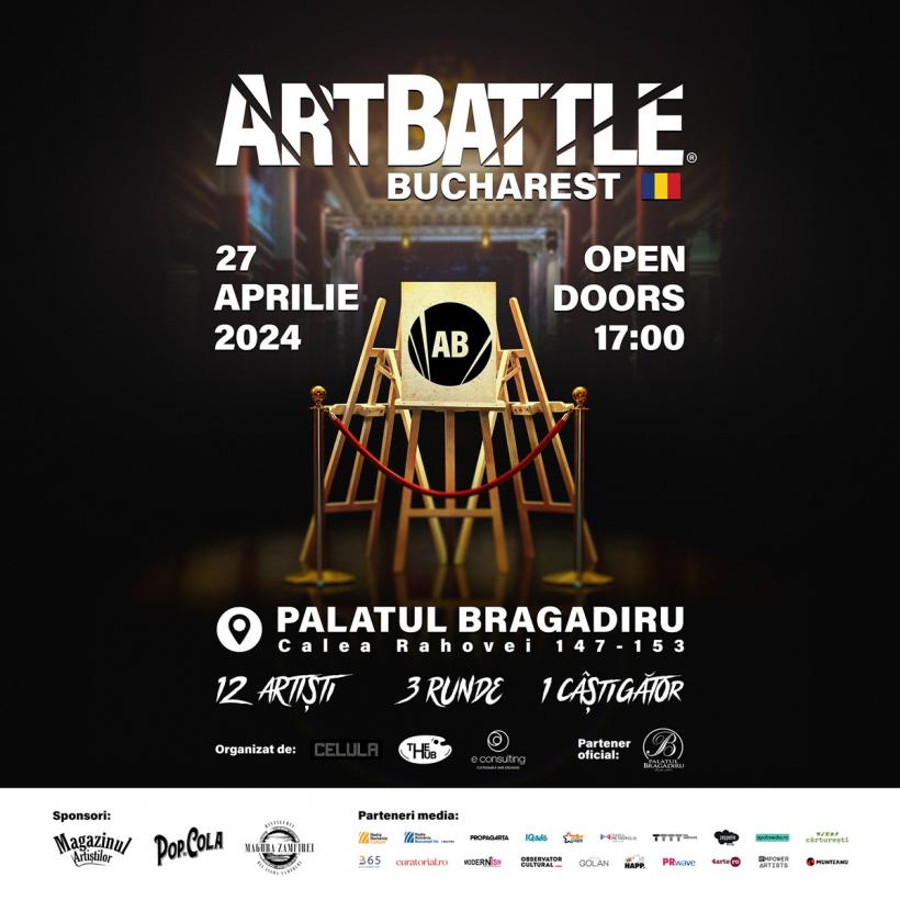 Art Battle revine cu a treia ediție, la Palatul Bragadiru, pe 27 aprilie 18895788