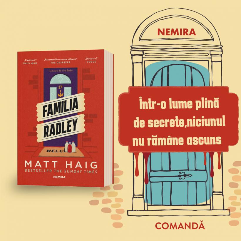 Bestsellerul „Familia Radley” de Matt Haig apare la Editura Nemira 18896487