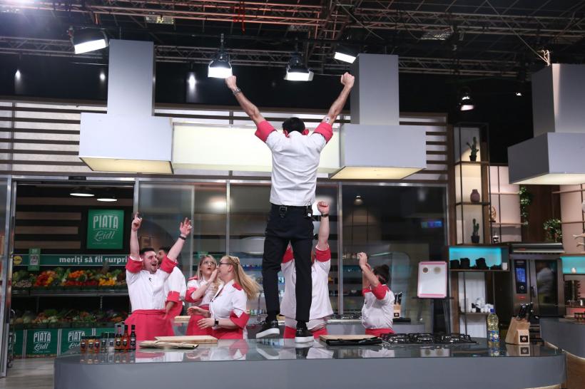 Echipa lui Chef Richard Abou Zaki, învingătoare în ediția de ieri Chefi la cuțite. Chef Ștefan Popescu lansează o amuletă la battle-ul de diseară 18896749