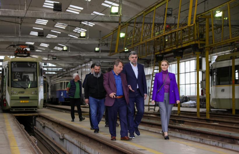 Marcel Ciolacu și Gabriela Firea au avut discuții cu angajații STB de Ziua Muncii: "Sunt oameni deschiși și harnici" 18896738