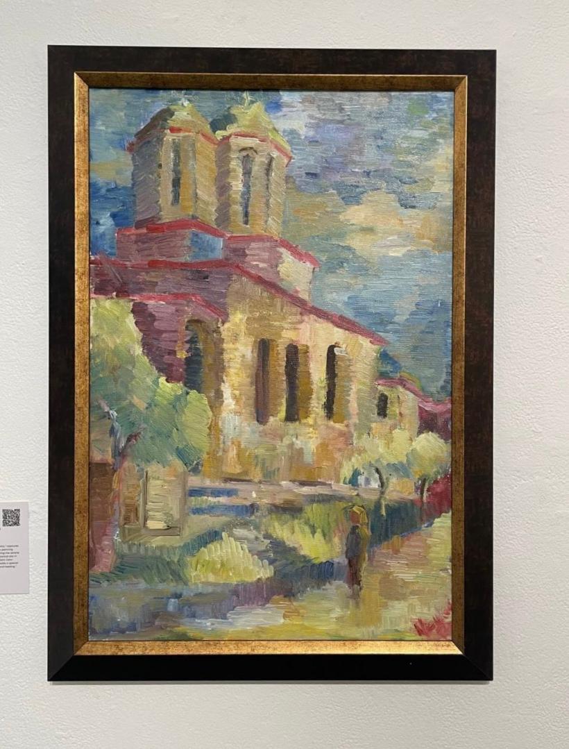 Bisericile românești, puse pe pânză de un tânăr de 13 ani, într-o expoziție de artă în SUA. Robert Niculae, înscris în campania „100 de tineri pentru dezvoltarea României” 18896615