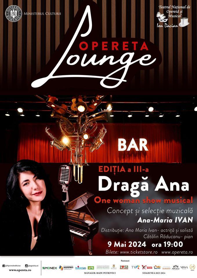 Teatrul Naţional de Operetă şi Musical Ion Dacian anunţă programul din OPERETA LOUNGE pentru luna mai 18896596