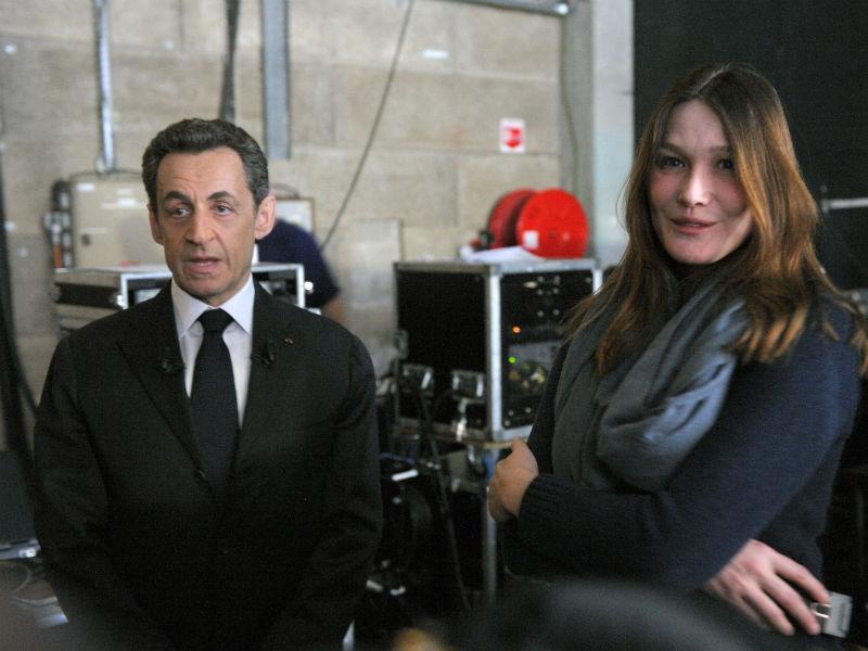Carla Bruni-Sarkozy, audiată ca suspect într-o anchetă legată de soţul său, fostul preşedinte francez
