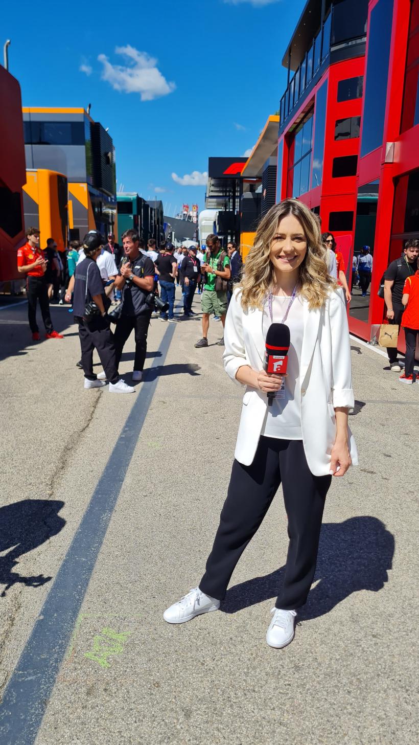 Camelia Bălţoi trăiește live experienţa Formula 1 la Marele Premiu de la Imola, difuzat duminică ȋn direct la Antena 1 și pe AntenaPLAY, de la 15:45 18898919