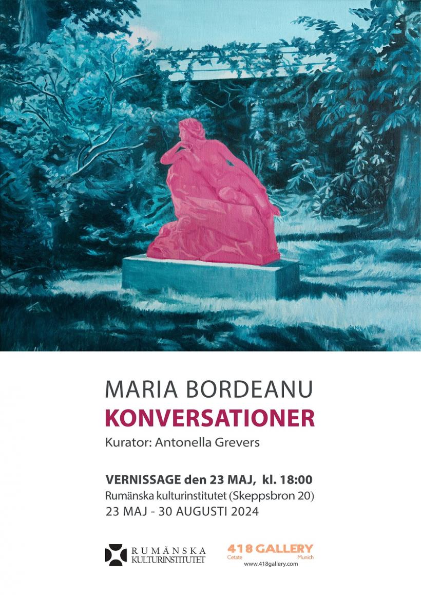 Expoziția Conversații a artistei vizuale Maria Bordeanu, vernisată la ICR Stockholm 18898828