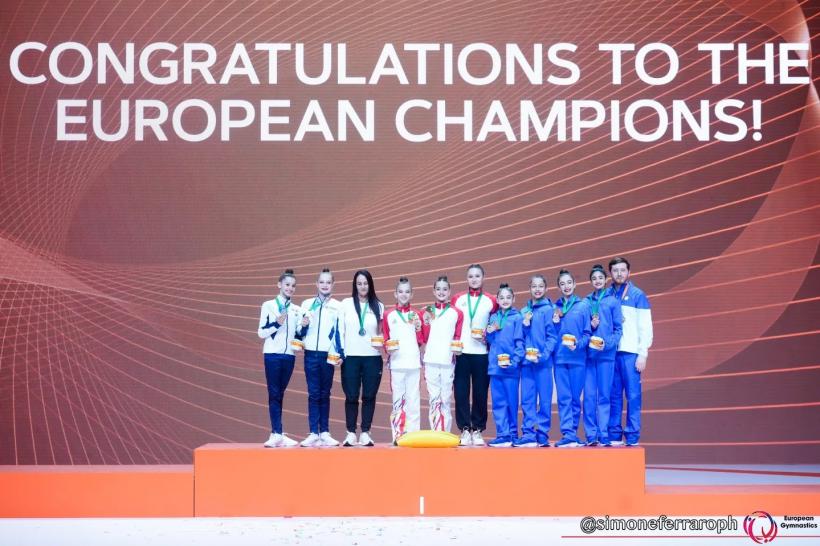 Performanță istorică: România este campioană europeană de junioare pe echipe la gimnastică ritmică 18899779