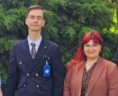 Patricia Alexandra Nae și Alexian-Arthur Stark, noii delegați de tineret ai României la Națiunile Unite în perioada 2024-2025
