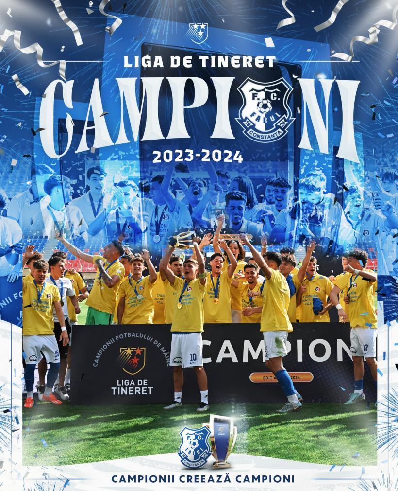 Farul Constanța câștigă Liga de Tineret și va reprezenta România în UEFA Youth League 18900365