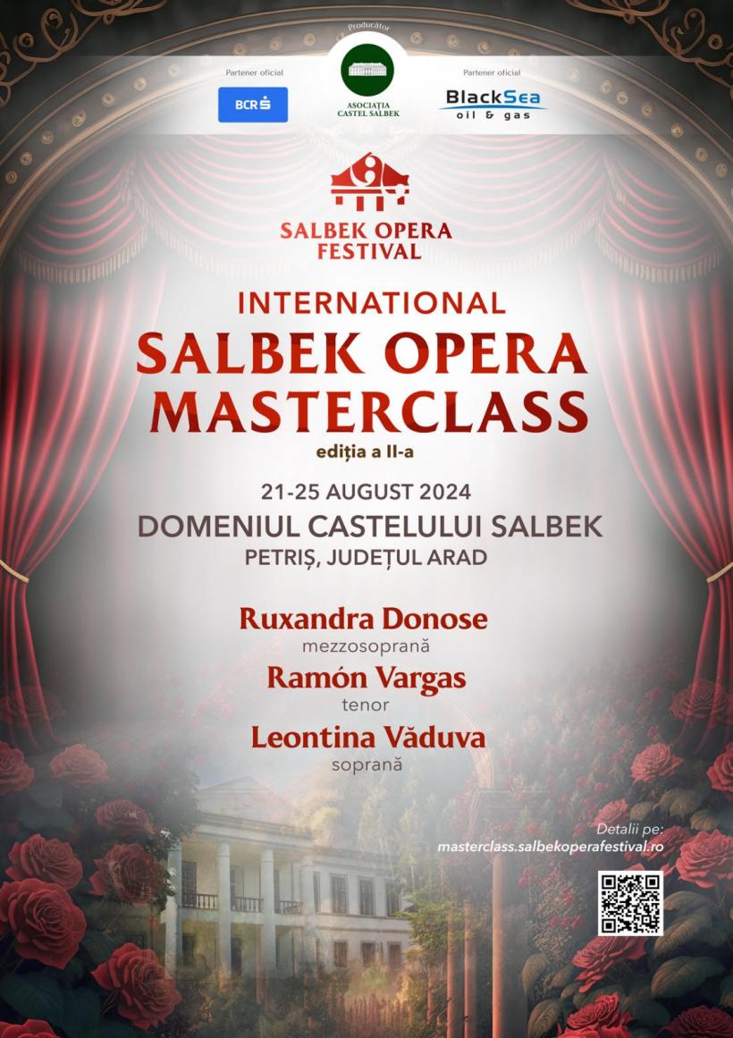 Ultimele zile pentru înscrieri la International Salbek Opera Masterclass 2024 cu Ruxandra Donose, tenorul Ramón Vargas și soprana Leontina Văduva 18900746