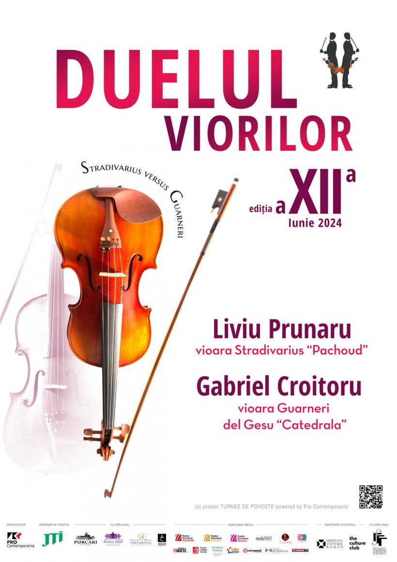 Violoniștii Liviu Prunaru și Gabriel Croitoru pornesc din 3 iunie în al 12-lea Turneu Național ”Duelul viorilor” Stradivarius vs. Guarneri 18900554