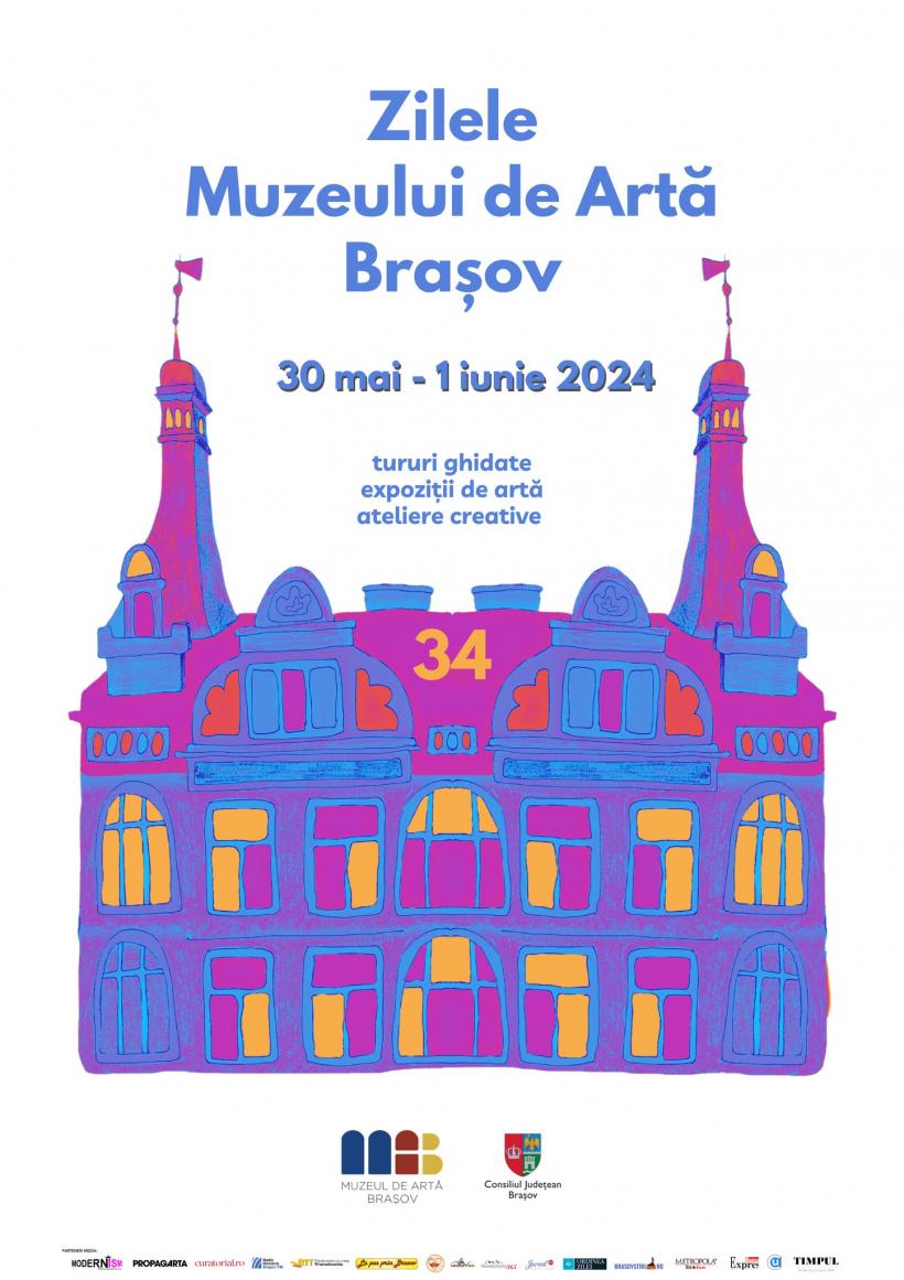Muzeul de Artă Brașov sărbătorește cea de-a 34-a aniversare cu trei zile de evenimente speciale!