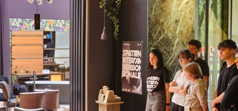  „Spații interdimensionale”, operă de artă de mari dimensiuni, creată de elevii de la 3 licee din Timișoara 18900969