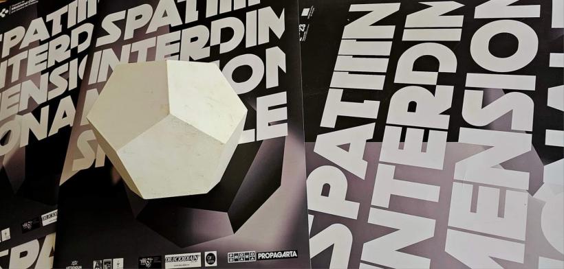  „Spații interdimensionale”, operă de artă de mari dimensiuni, creată de elevii de la 3 licee din Timișoara 18900974