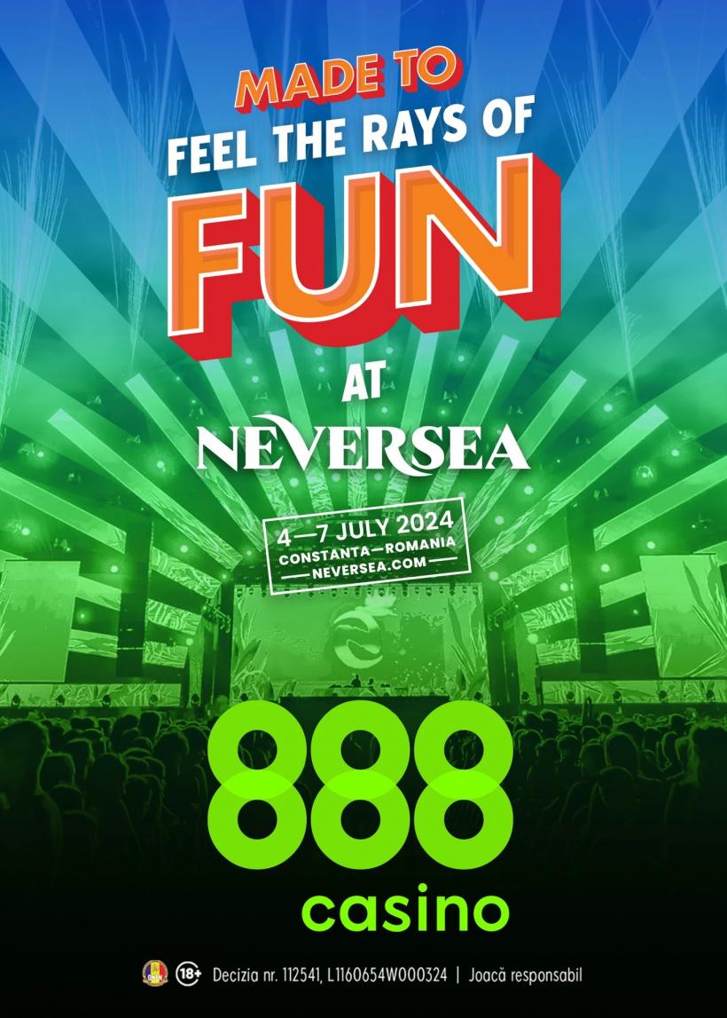 (P) 888casino.ro continuă să susțină divertismentul autohton în calitate de sponsor oficial al festivalului NeverSea 2024