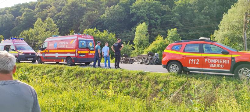 UPDATE Accident cumplit în județul Sălaj. A fost activat planul roșu de intervenție!