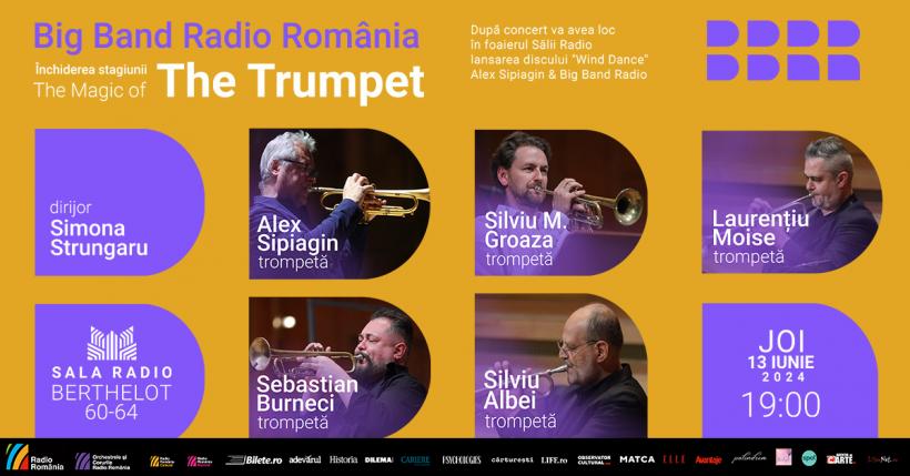 „THE  MAGIC  OF  TRUMPET”: închiderea stagiunii de jazz la Sala Radio 18902179