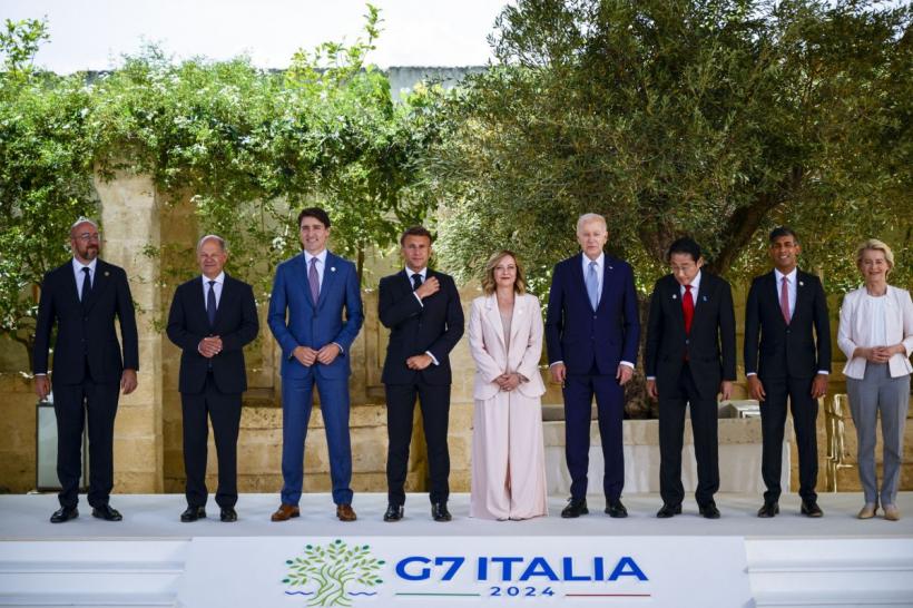 Liderii G7 reuniți joi în Italia au ajuns la un „acord politic” pentru Ucraina