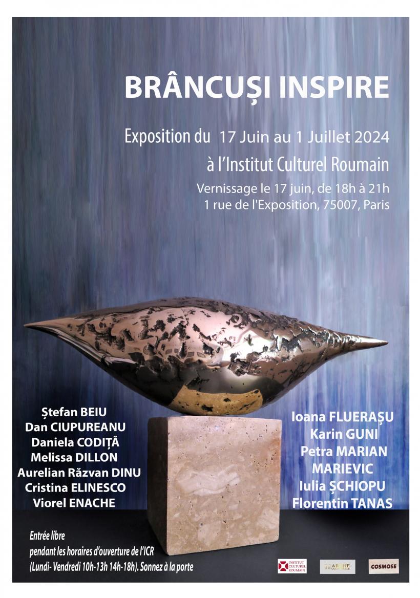 13 artiști contemporani româno-francezi îl celebrează pe Constantin Brâncuși la Institutul Cultural Român din Paris 18903491