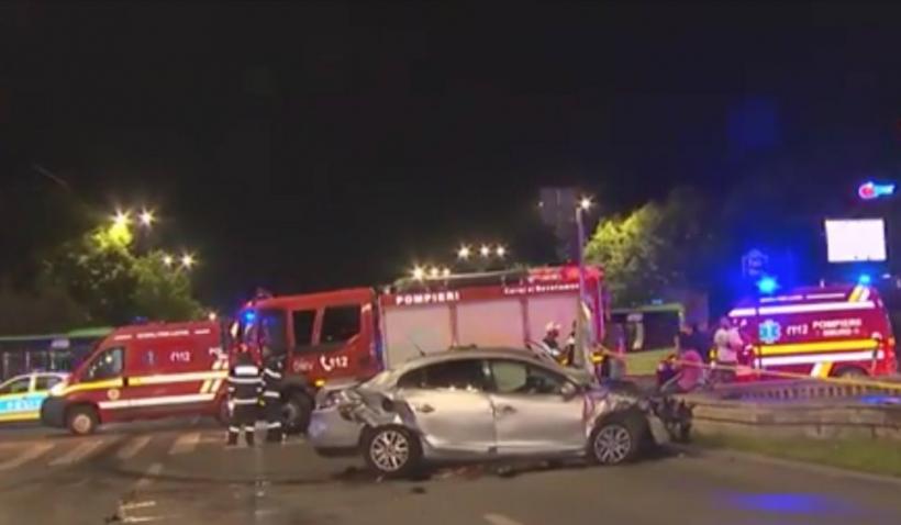 UPDATE Accident în București cu 12 oameni la spital, între un microbuz şi un autoturism 18903693