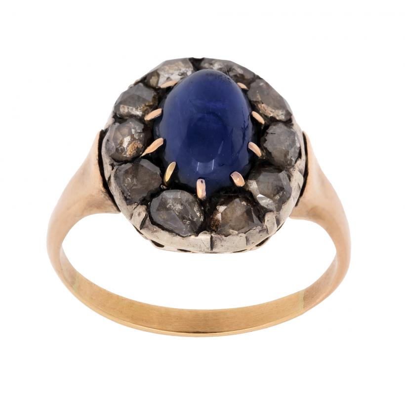 „Singura bijuterie purtată de Maria Tănase până la moarte”, un inel din aur, cu safir – în licitație la Artmark 18903782