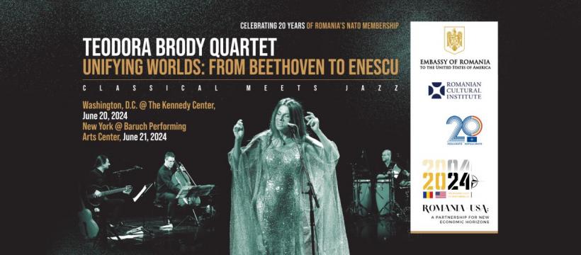Teodora Brody se întoarce într-un mult așteptat turneu american  în care muzica clasică se întâlnește cu jazz-ul