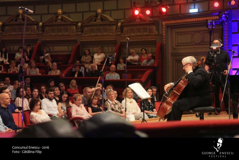 Celebrul violoncelist David Geringas deschide seria recitalurilor de excepție din cadrul Concursului Internațional George Enescu, ediția a XIX-a