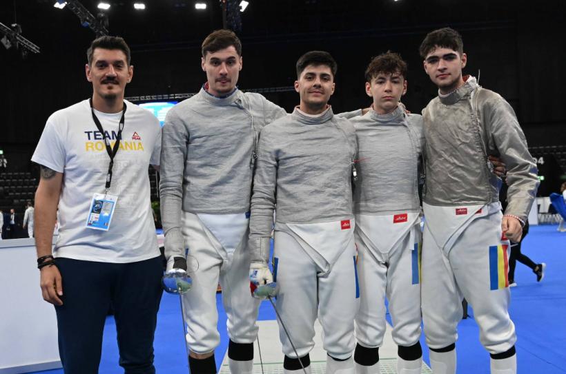 România a câștigat medaliile de argint în finala probei de sabie la Campionatul European de scrimă