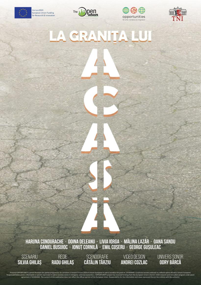 „La granița lui Acasă”, spectacol în premieră absolută, la finalul stagiunii Naționalului ieșean 18905252