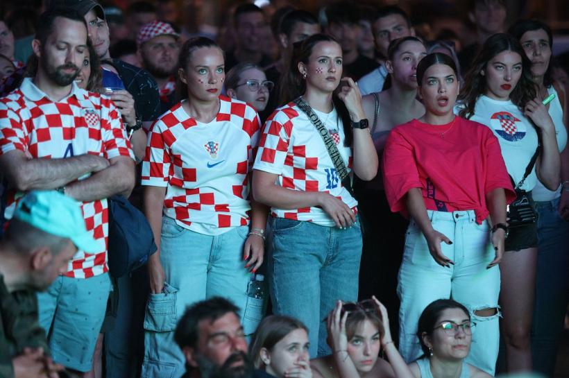 Croația, amendată pentru comportamentul necorespunzător al fanilor la meciul cu Italia