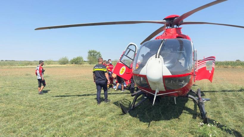 UPDATE Persoană căzută cu parașuta la Aerodromul Clinceni