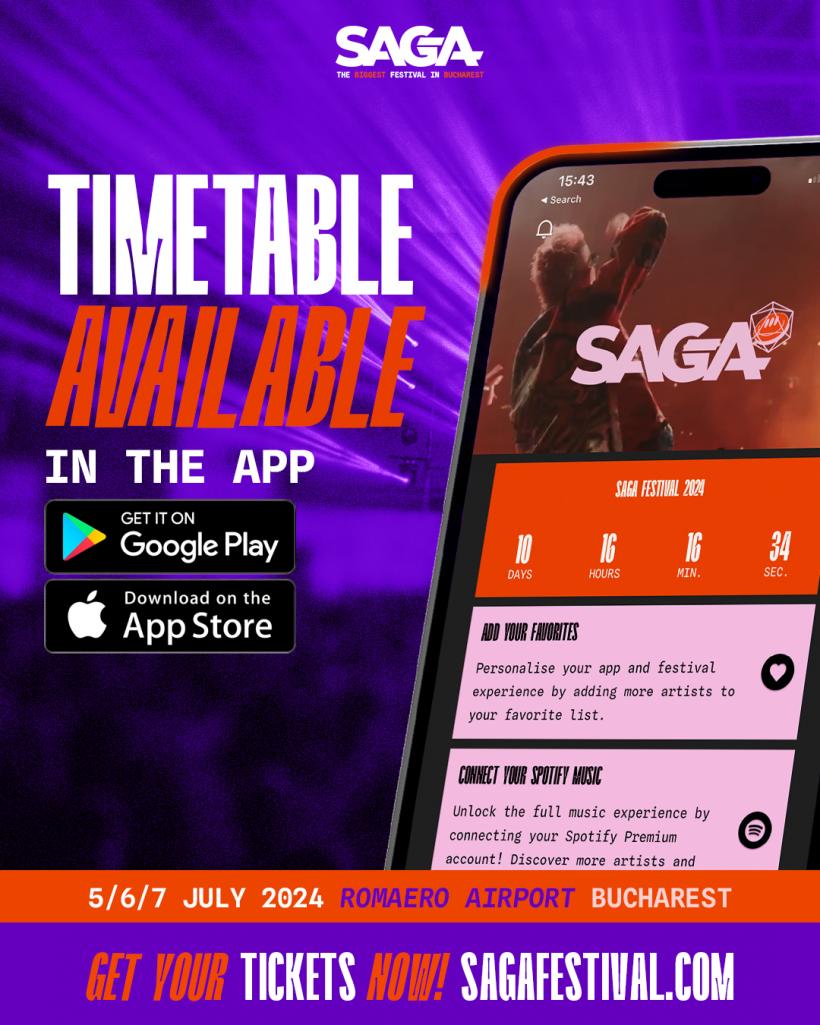 SAGA festival începe vineri. Tot ce trebuie să știi despre cel mai iubit festival de muzică din București 18906307