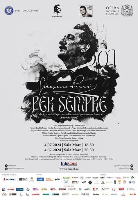 Galele Studioului Experimental în Artele Spectacolului Muzical „Ludovic Spiess” – un omagiu adus lui Giacomo Puccini