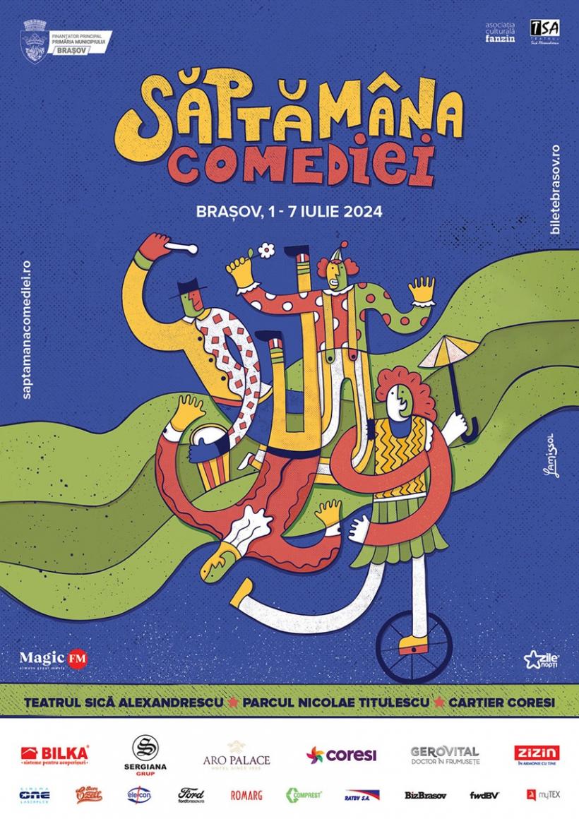 Teatru, muzică, film și o expoziție inedită, în weekend, la festivalul Săptămâna Comediei din Brașov 18906449