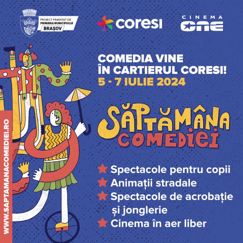 Teatru, muzică, film și o expoziție inedită, în weekend, la festivalul Săptămâna Comediei din Brașov 18906450