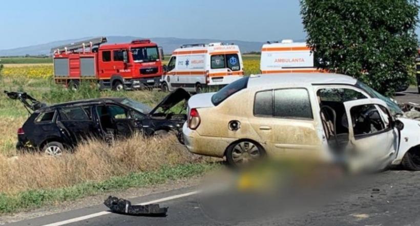 Carambol mortal la Buzău: accident grav între trei mașini, cu doi morți și doi răniți 