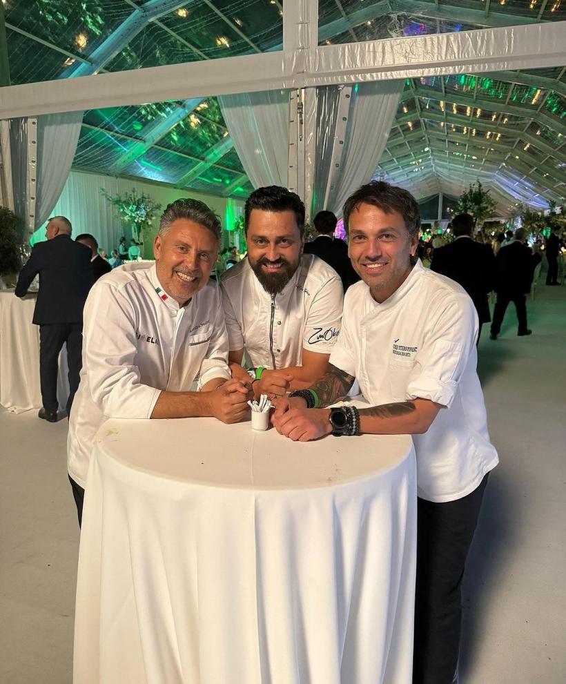 Chef Alexandru Sautner, Chef Orlando Zaharia și Chef Ștefan Popescu, colaborare în premieră la nunta lui Ianis Hagi: ”Este pentru prima dată când am lucrat împreună la un eveniment de o asemenea anvergură”
