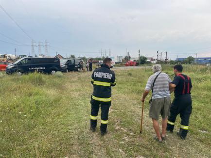 Un tren de călători a luat foc la Oradea