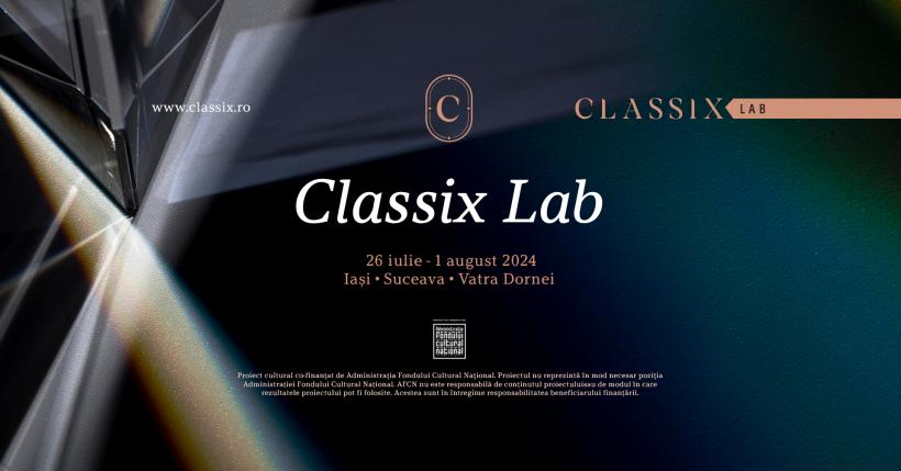 Classix Lab 2024 - noi orizonturi și oportunități pentru tinerii artiști. Concerte în locații emblematice, sesiuni de masterclass, panel-uri și dezbateri