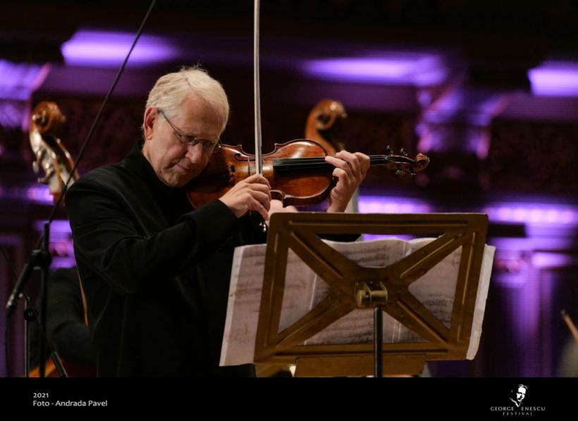 Shlomo Mintz, unul dintre cei mai importanți violoniști ai lumii, va susține un recital la București, în cadrul ediției a XIX-a a Concursului Internațional George Enescu