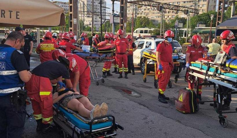 Accident feroviar! 15 răniți după impactul dintre două trenuri între Gara de Nord și Gara Basarab