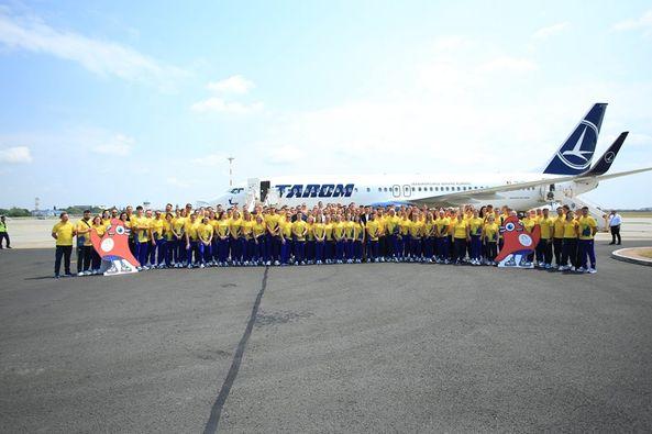 Echipa Olimpică a României a plecat la Paris cu o aeronavă TAROM denumită &#039;&#039;Nadia Comăneci&#039;&#039;