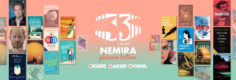 Nemira, 33 de ani de #PlăcereaLecturii: viziune editorială, echipă, inovație și comunitate