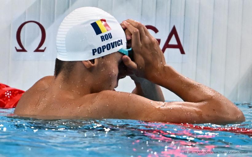 David Popovici câștigă entuziasmant medalia olimpică de aur în proba de 200 m liber 18910153