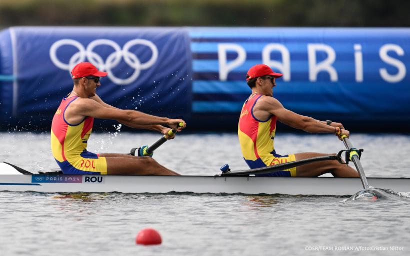 Paris 2024. Florin Arteni și Florin Lehaci, locul 4 la dublu rame masculin