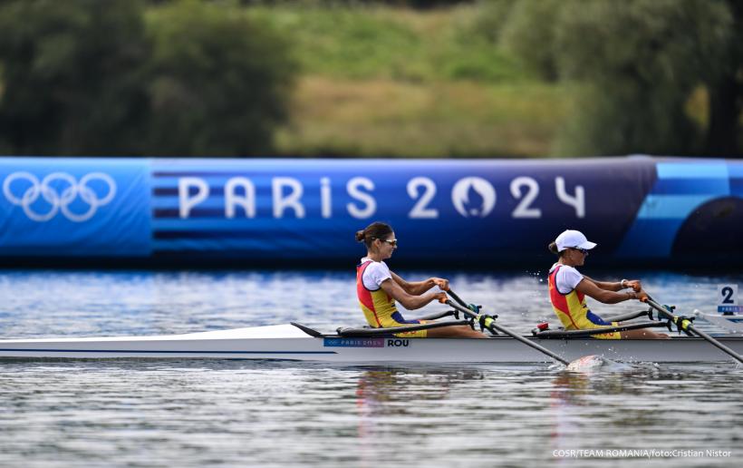 Paris 2024: Gianina van Groningen și Ionela Cozmiuc, medalii de ARGINT la dublu vâsle categorie uşoară
