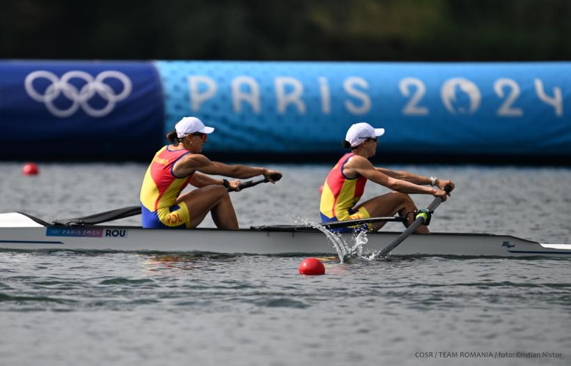 Paris 2024. Ioana Vrînceanu și Roxana Anghel, medalii de ARGINT la dublu rame feminin
