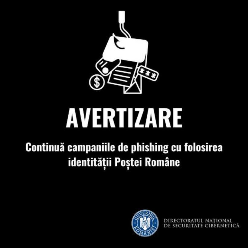 Avertisment! Campanii de tip Scam, care folosesc numele Poștei Române