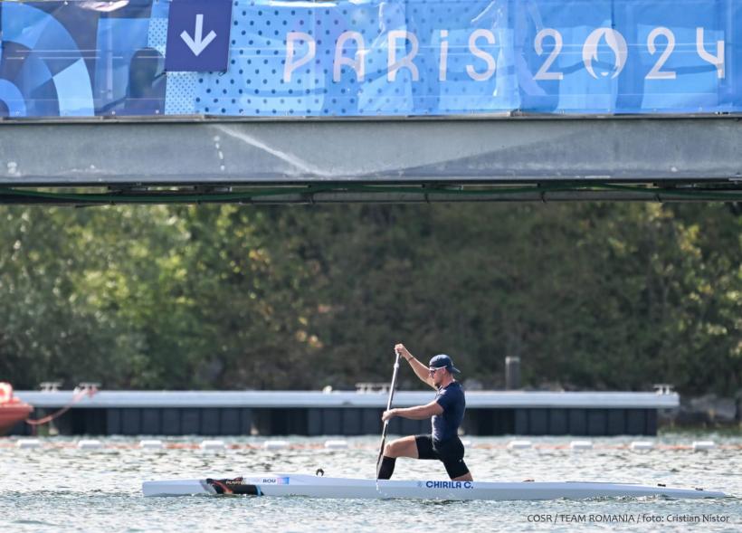 Paris 2024: Cătălin Chirilă s-a calificat în semifinalele probei de canoe 1000 m cu un nou record olimpic 